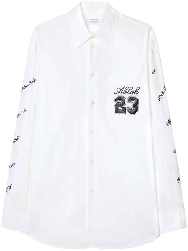 23 LOGO-PATCH EMBROIDERED OVERSHIRT