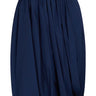 PUFFBALL-HEM PLEATED MIDI SKIRT