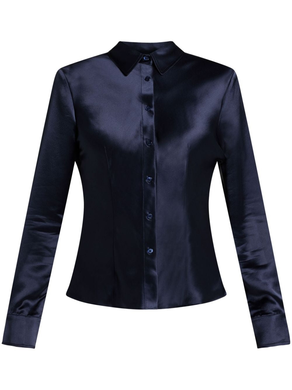 BOGART LONG-SLEEVE SATIN SHIRT