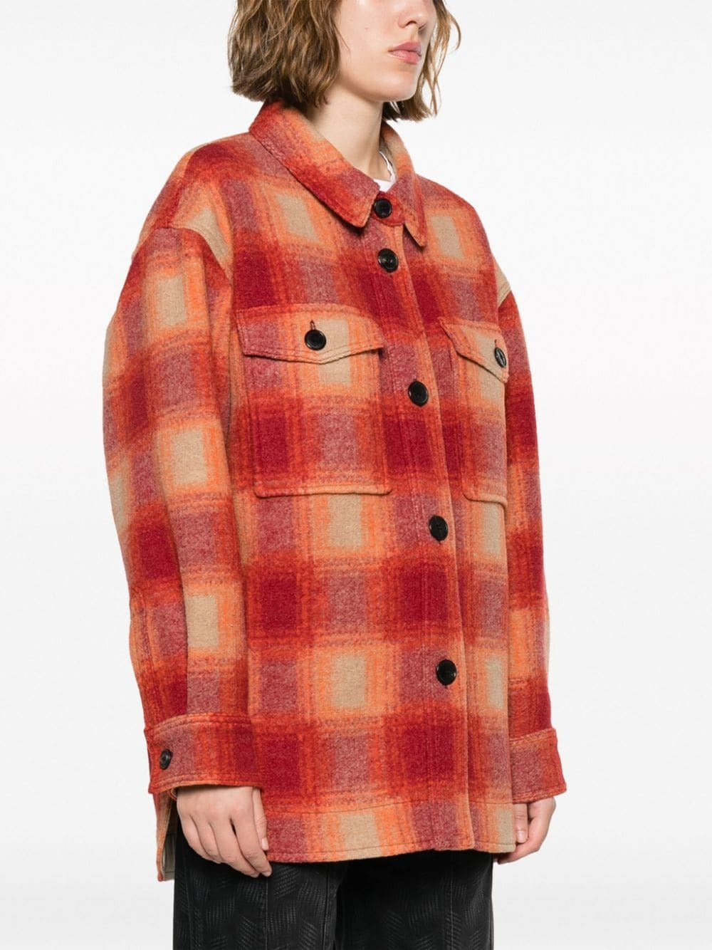 HARVELI CHECKED SHIRT JACKET