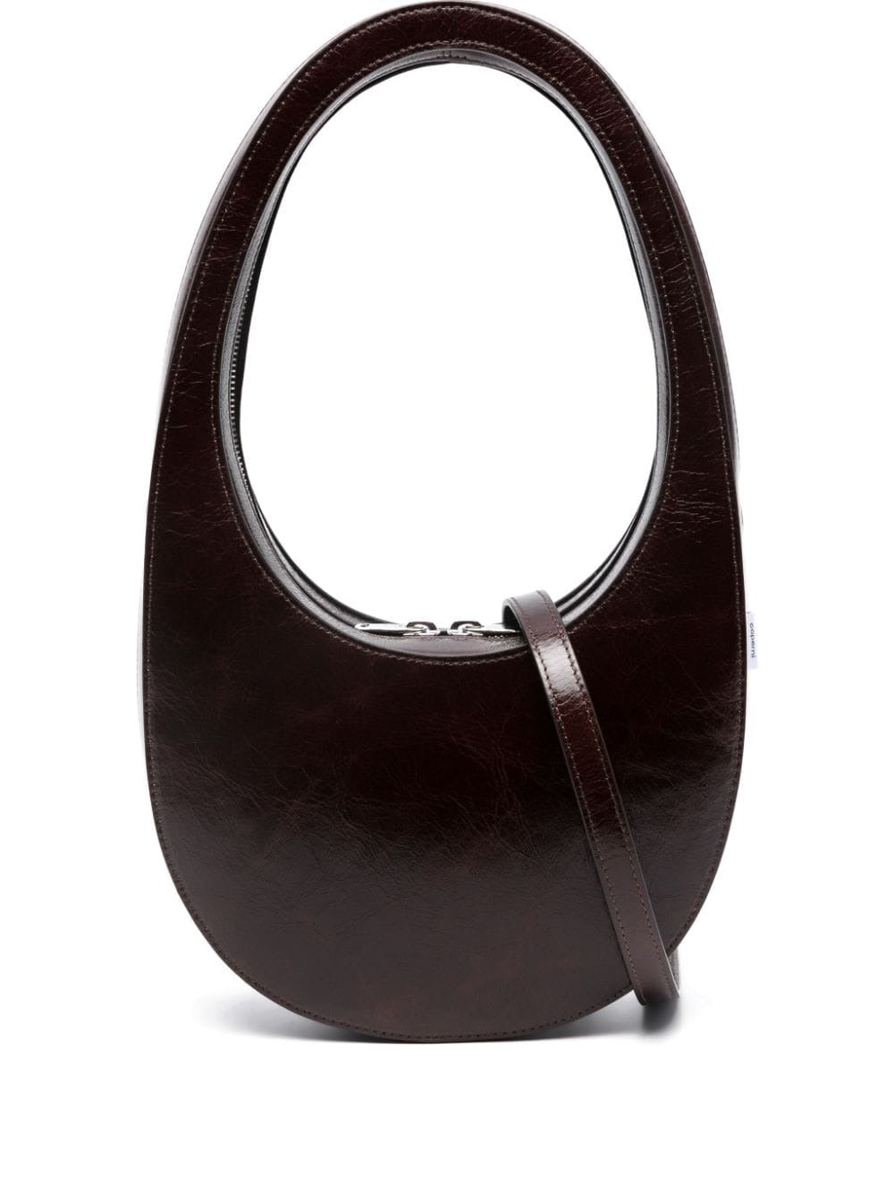 SWIPE SMOOTH-LEATHER SHOULDER BAG