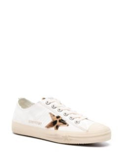 V-STAR2 LEOPARD TOE LEATHER SNEAKERS