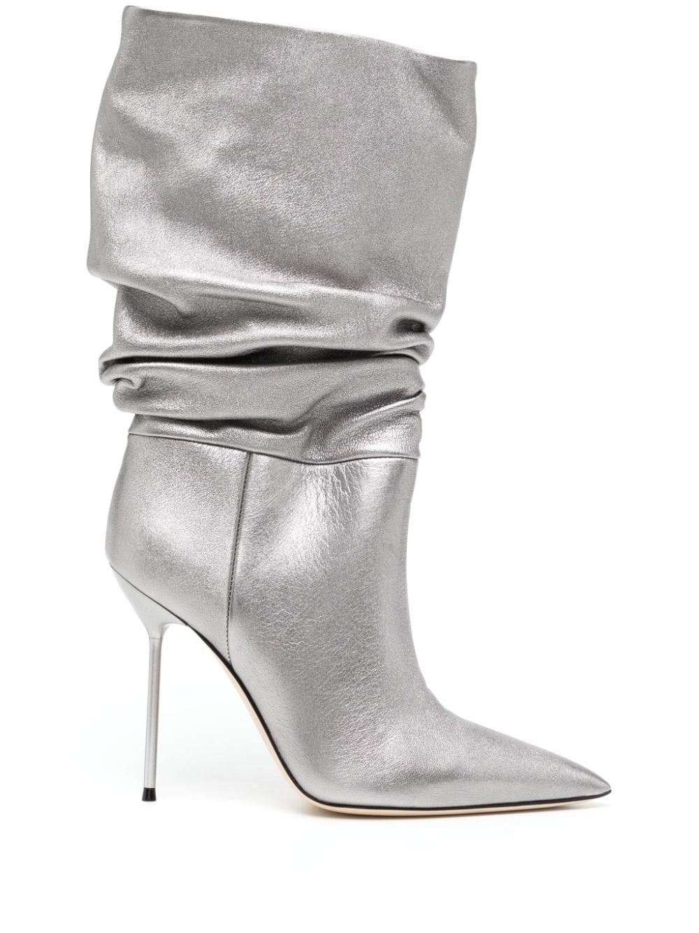 LIDIA SLOUCHY 105MM LEATHER BOOTS