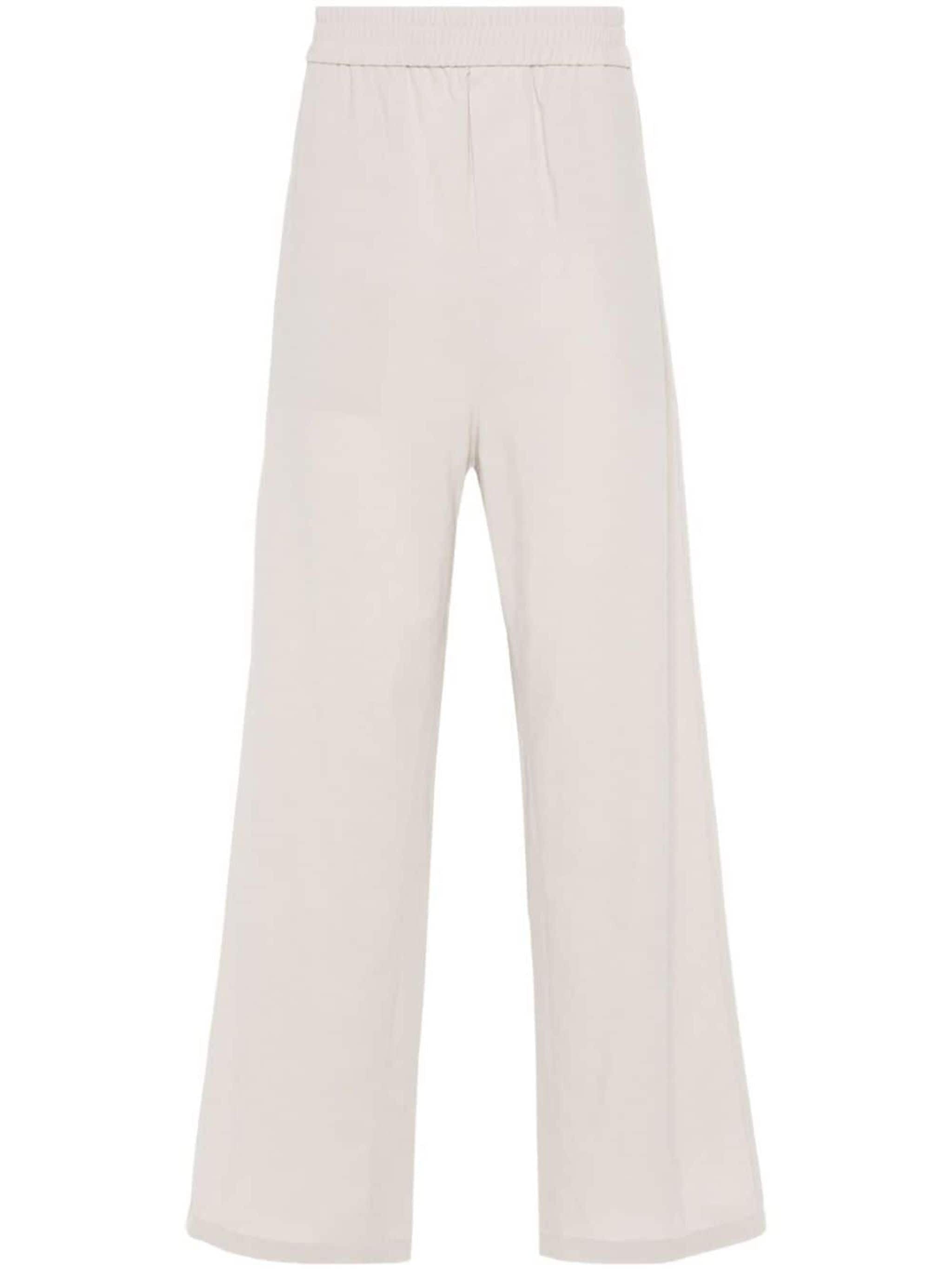 AMI DE COEUR TONAL STITCHING WIDE-LEG TROUSERS