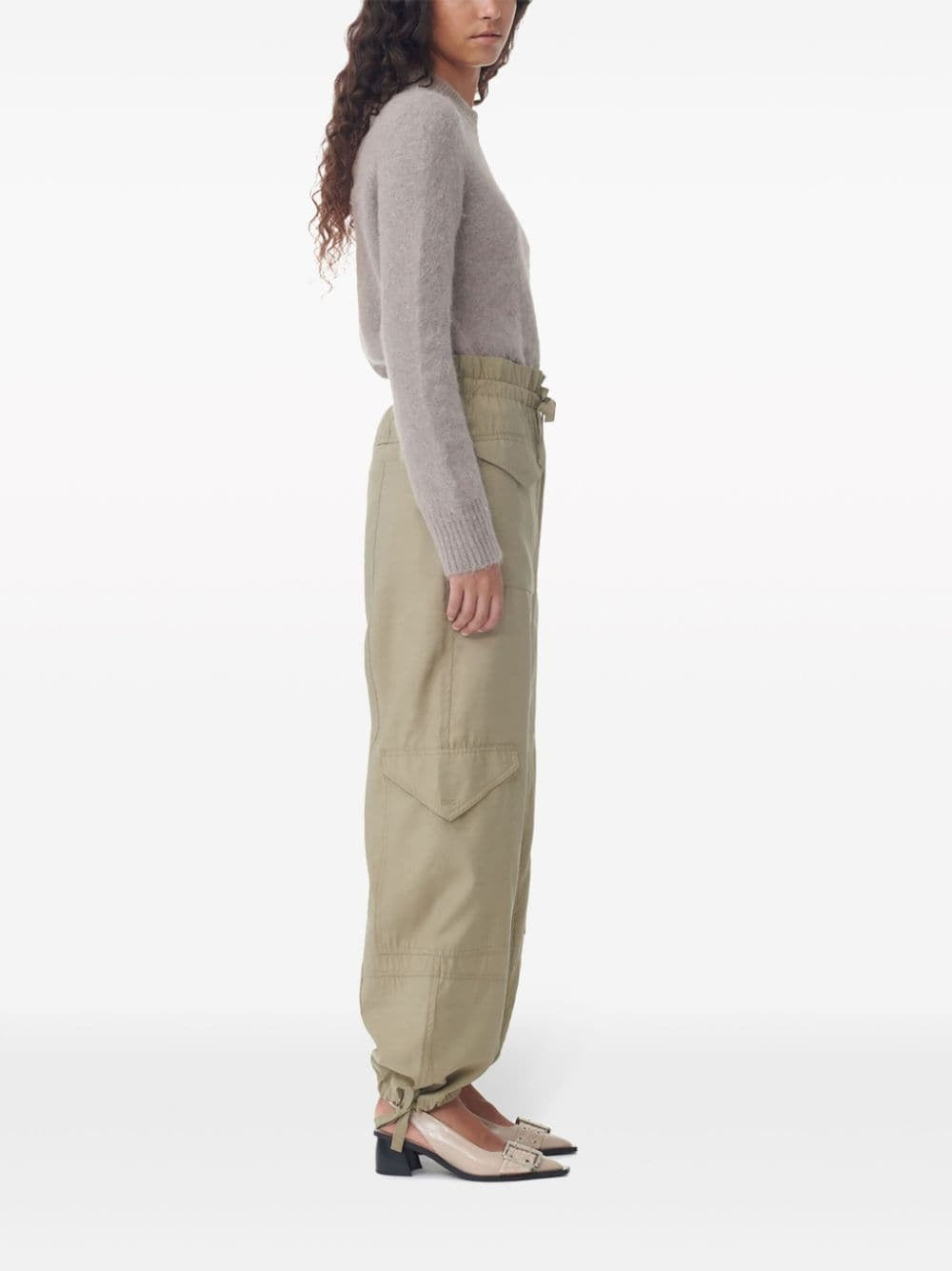 DRAWSTRING CARGO PANTS