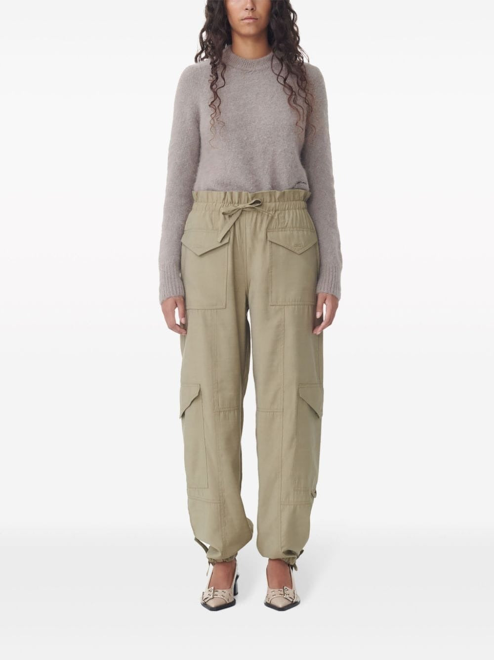 DRAWSTRING CARGO PANTS