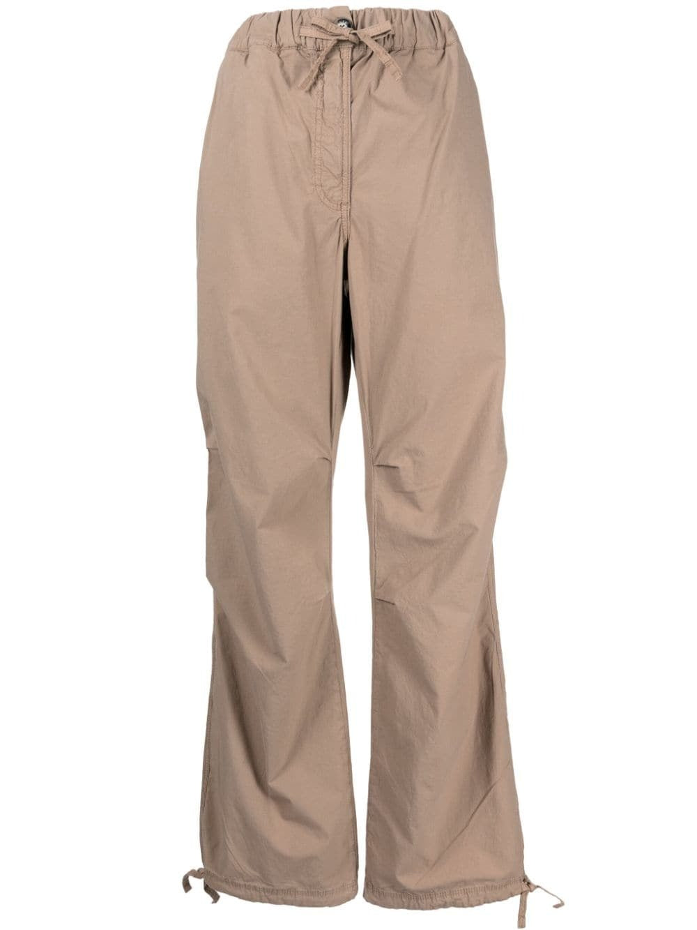 WASHED CORDUROY STRAIGHT-LEG TROUSERS