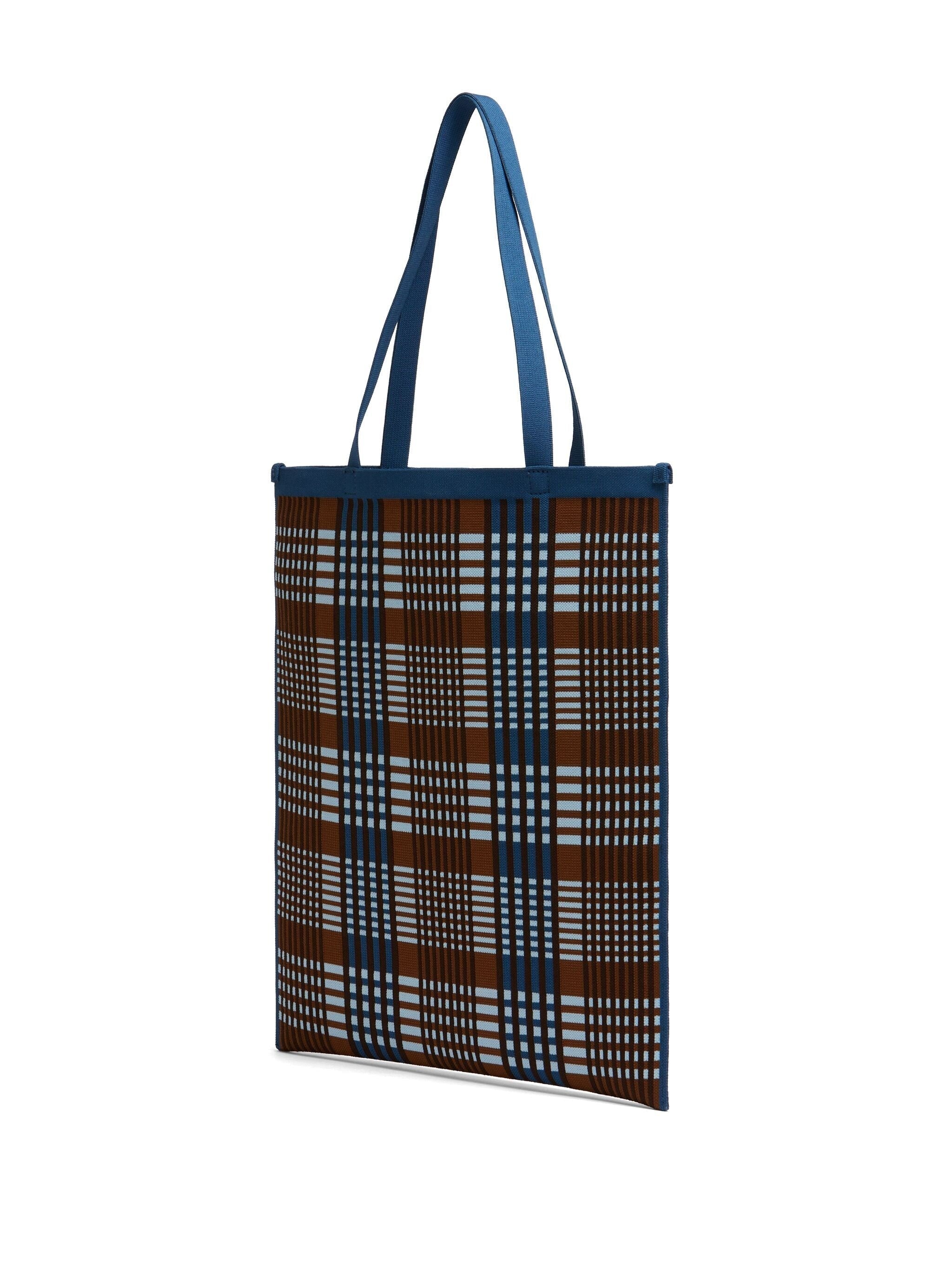 LOGO PRINT STRETCH-DESIGN TOTE BAG