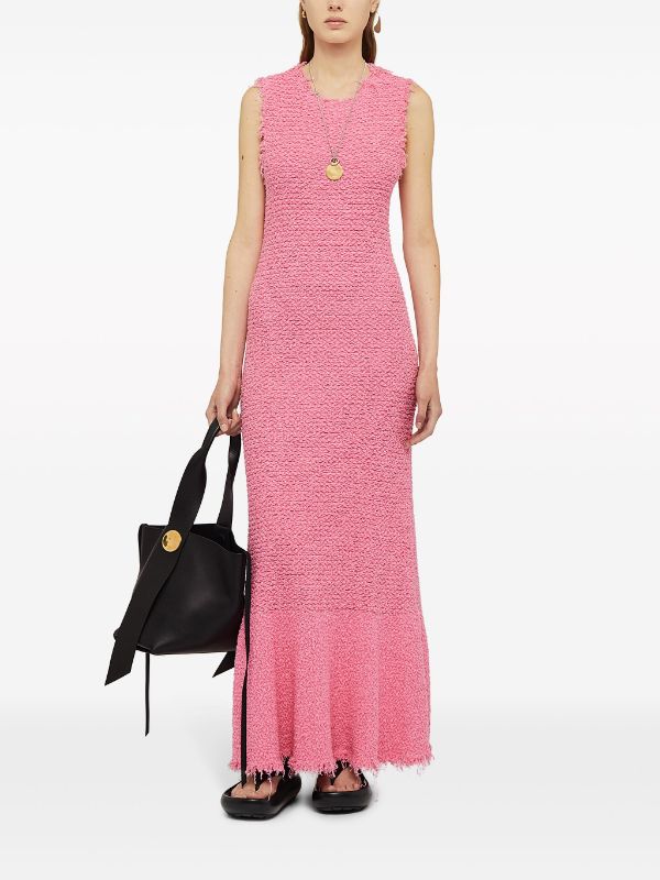 EMBROIDERED SLEEVELESS MAXI DRESS