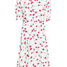 REVERIE-PRINT CREPE MIDI DRESS