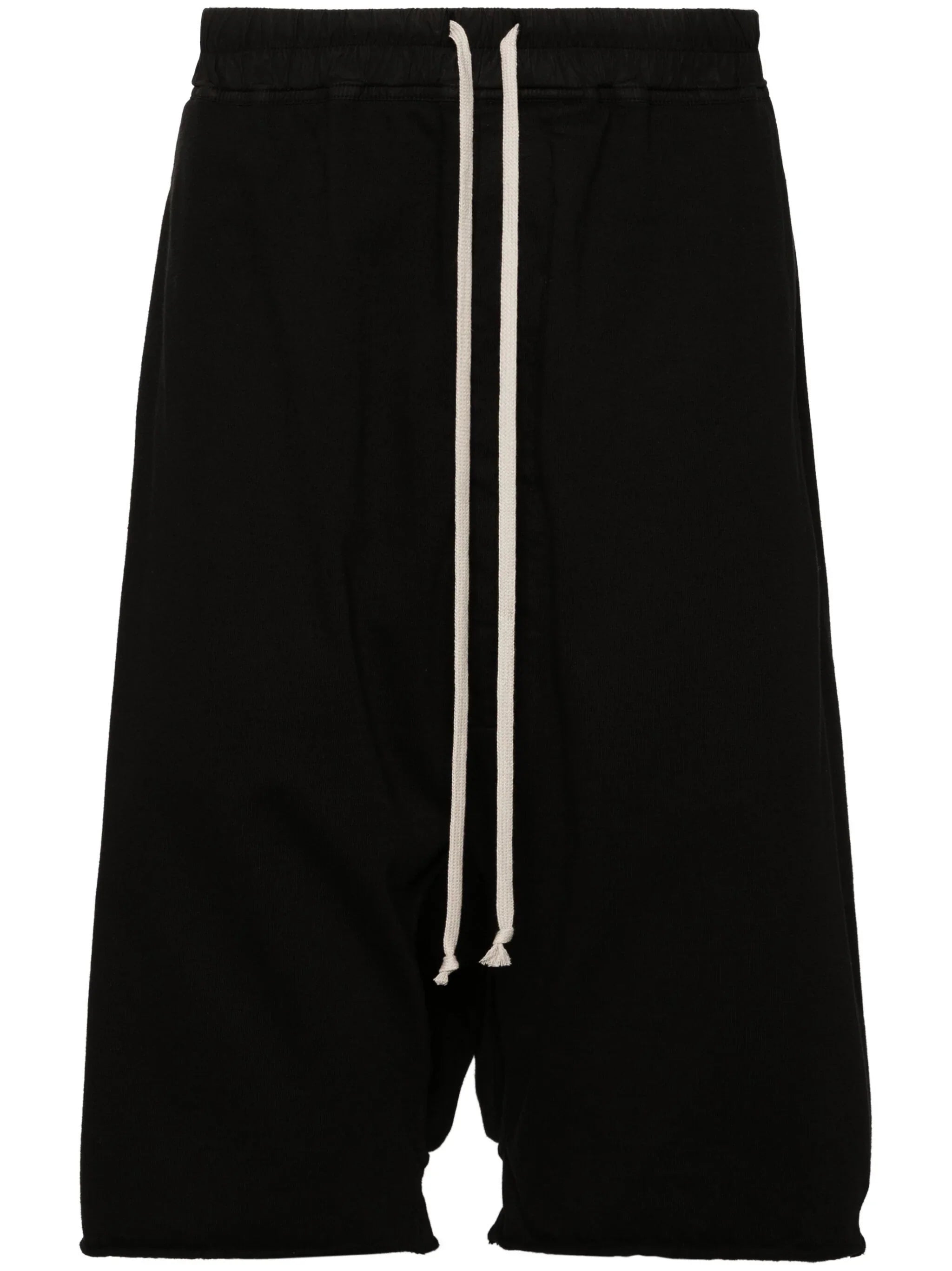 DRKSHDW DROP-CROTCH COTTON SHORTS