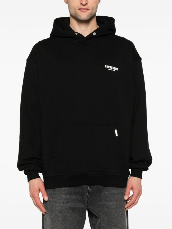 OWNERS' CLUB PRINTED-PATCH HOODIE