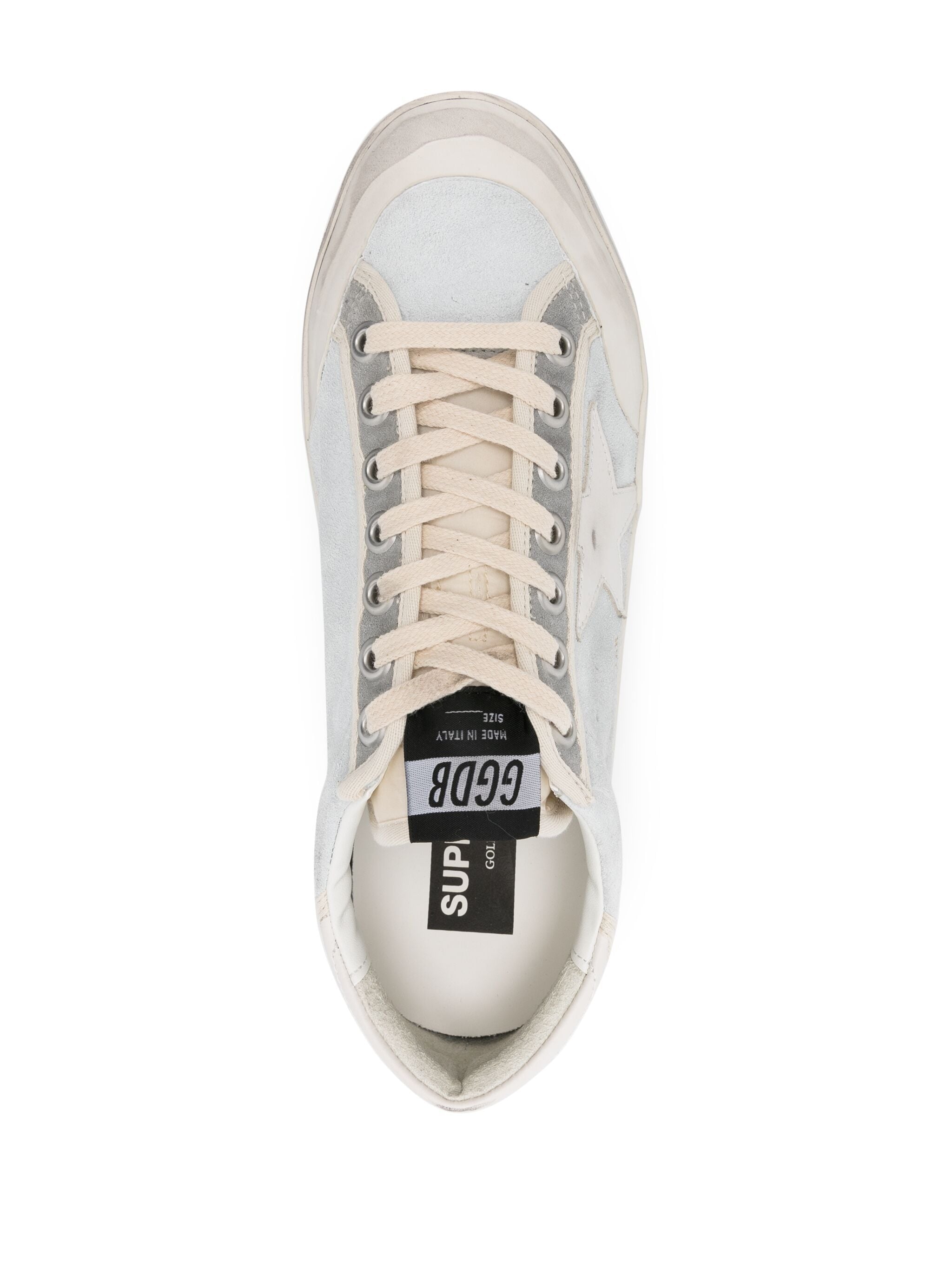 SUPER-STAR PANELLED DESIGN SNEAKERS