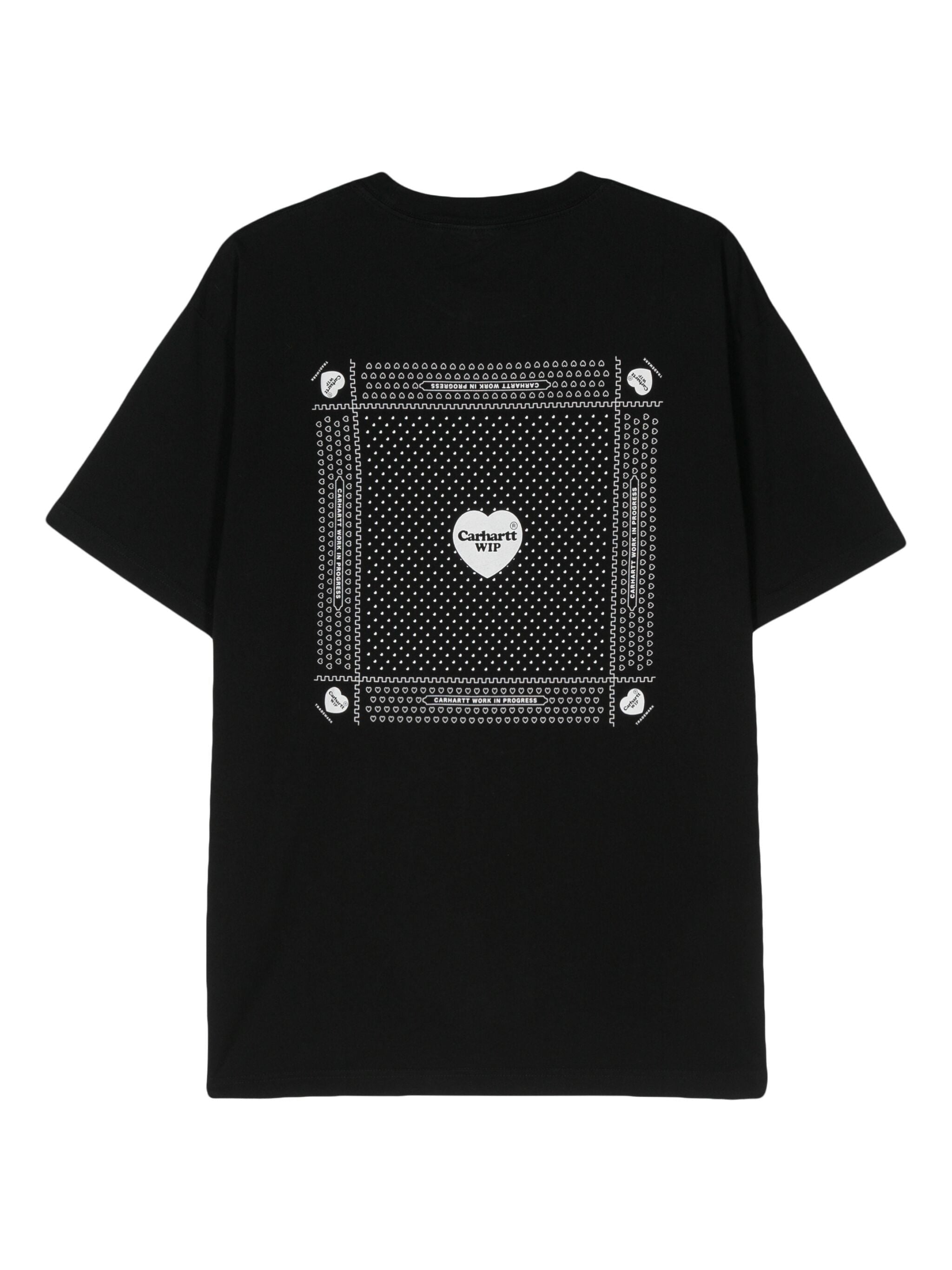 HEART BANDANA GRAPHIC PRINT S/S T-SHIRT