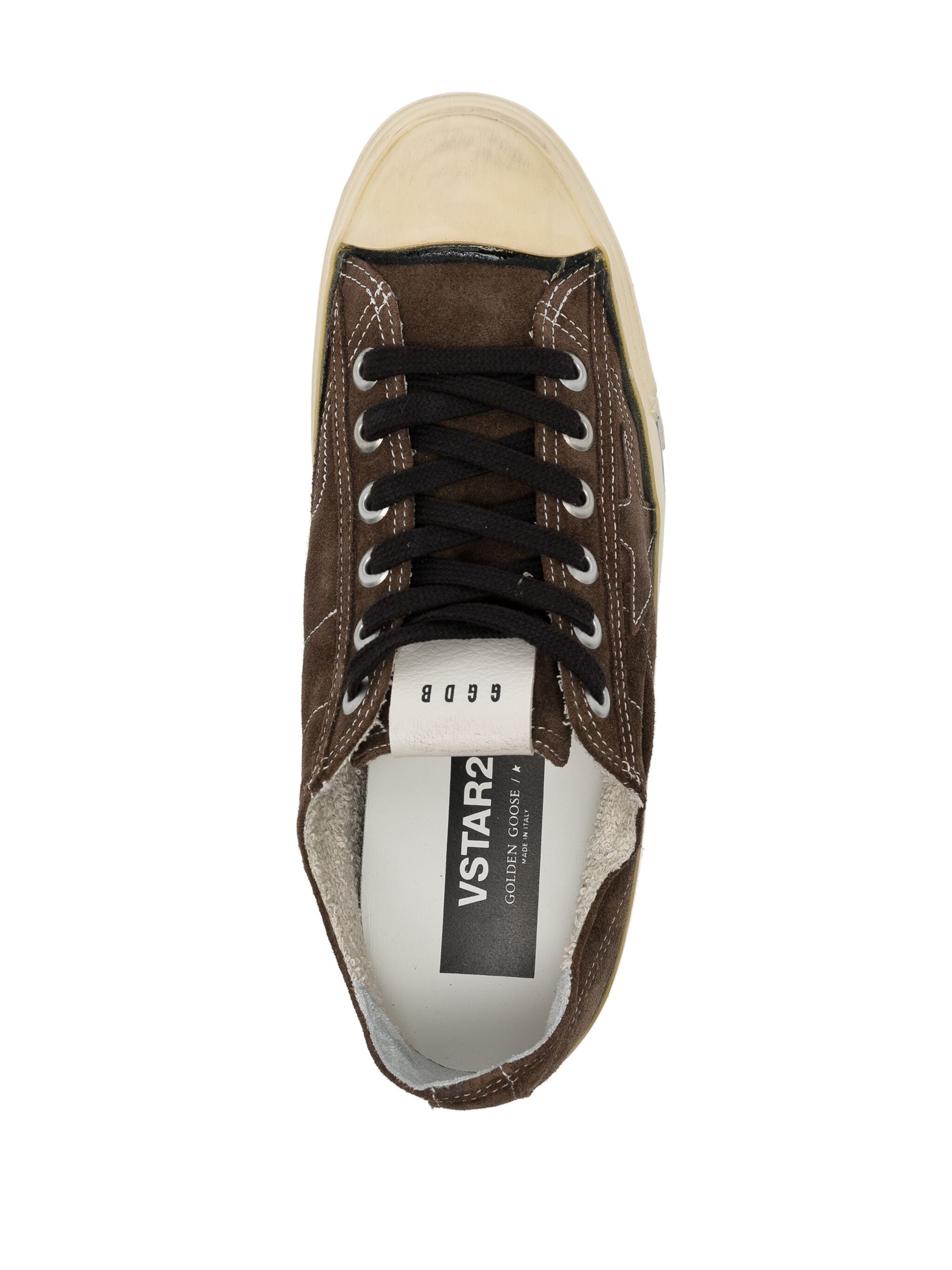 V-STAR2 SUEDE UPPER AND STAR LEATHER SNEAKERS