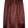 MAXINE COTTON-BLEND SATEEN MIDI SKIRT