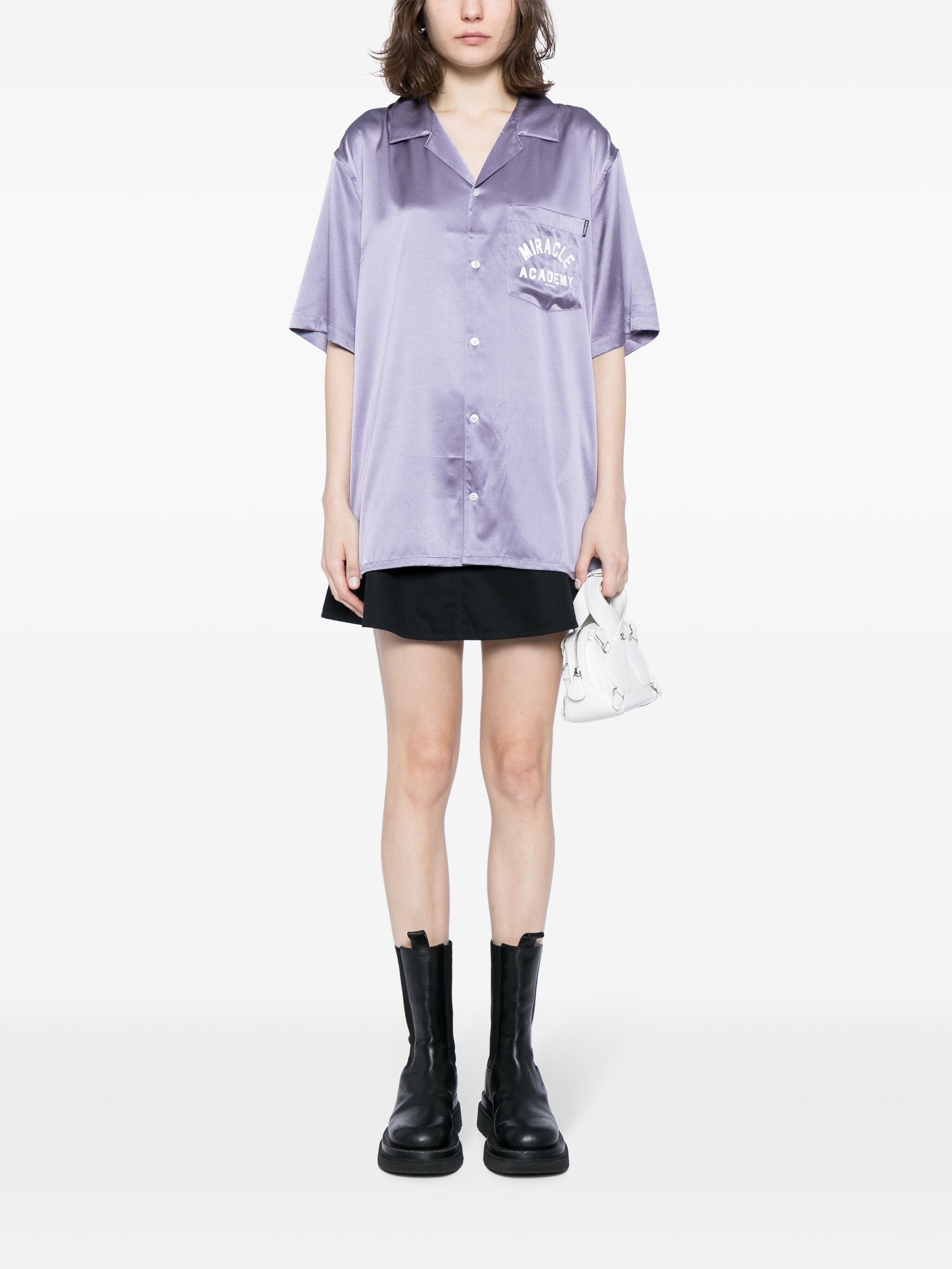 MIRACLE ACADEMY S/S SILK SHIRT