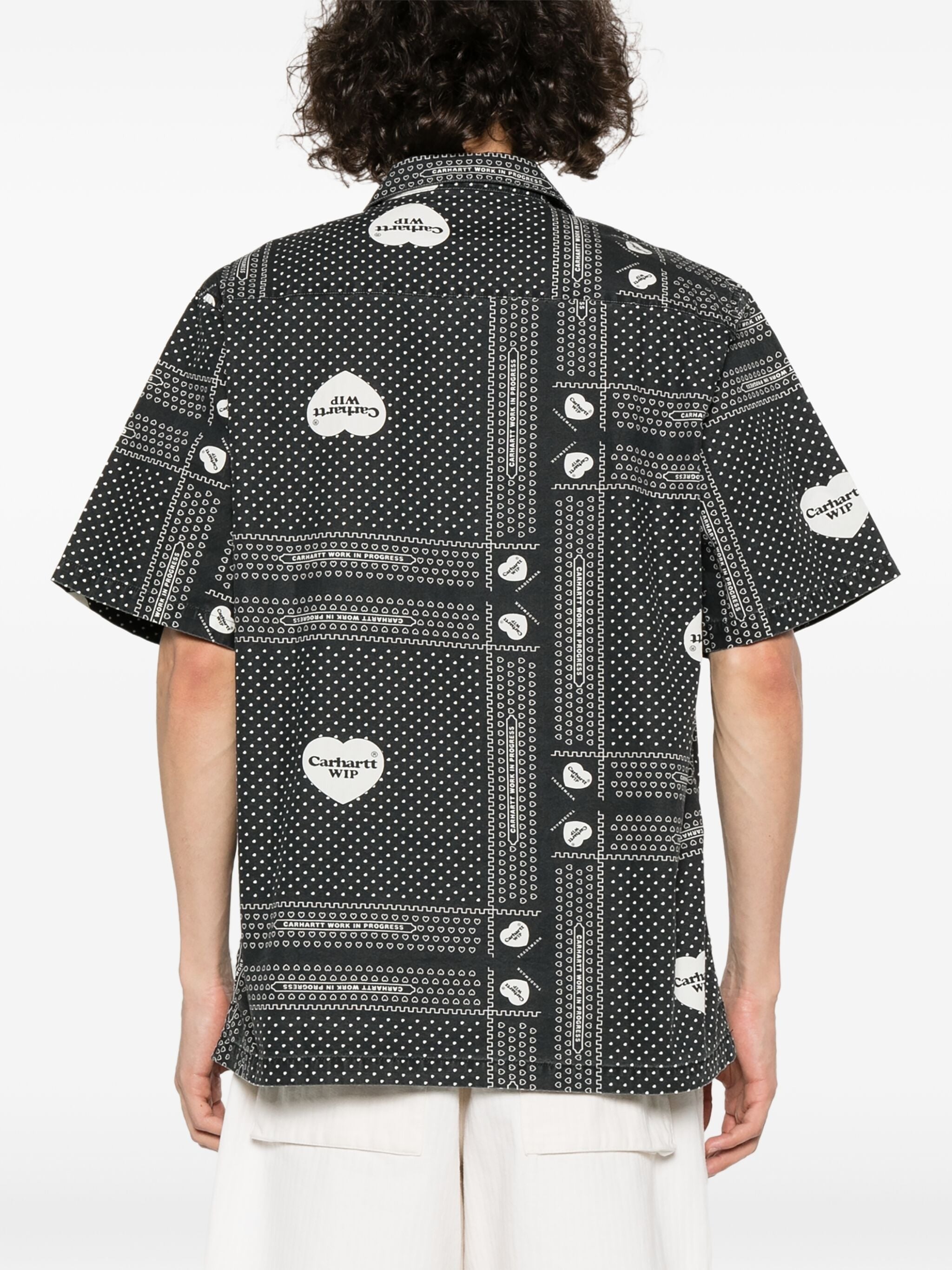 HEART BANDANA COTTON S/S SHIRT