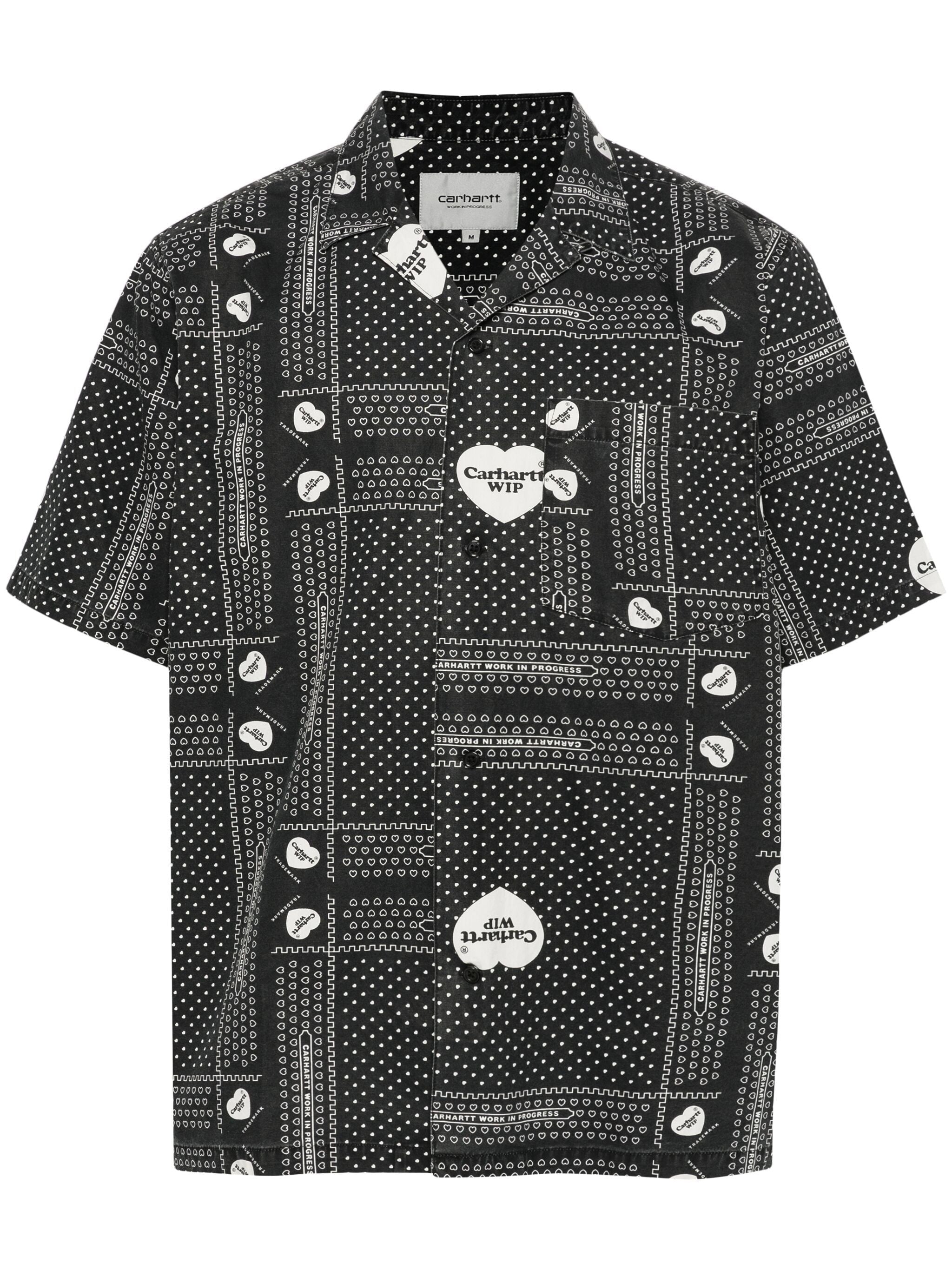 HEART BANDANA COTTON S/S SHIRT