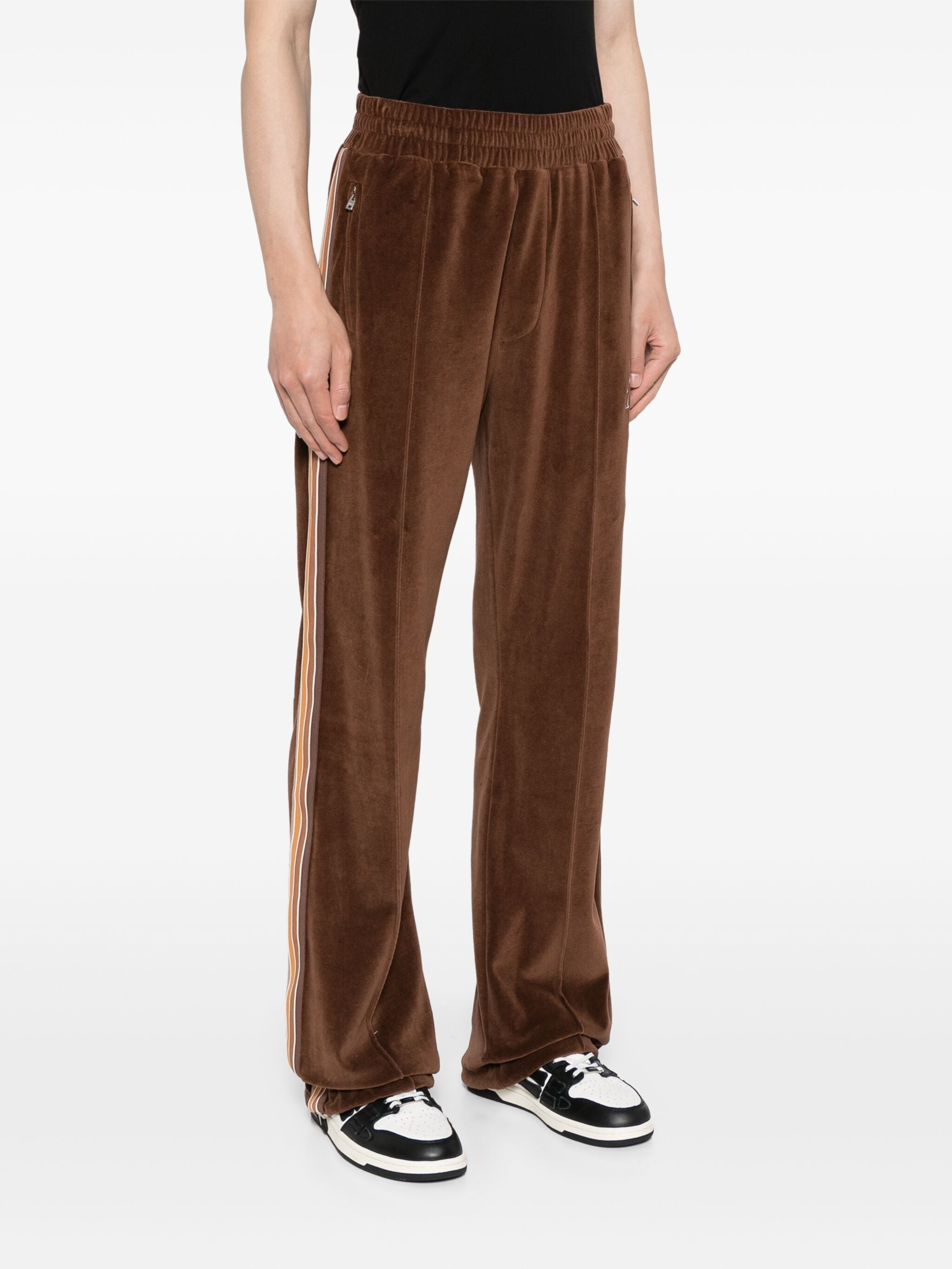 STACK VELOUR VELVET TRACK PANT