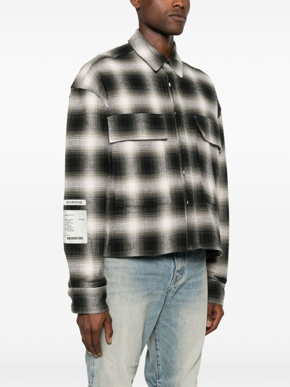 PLAID CHCKED FLAP POCKET SHIRT