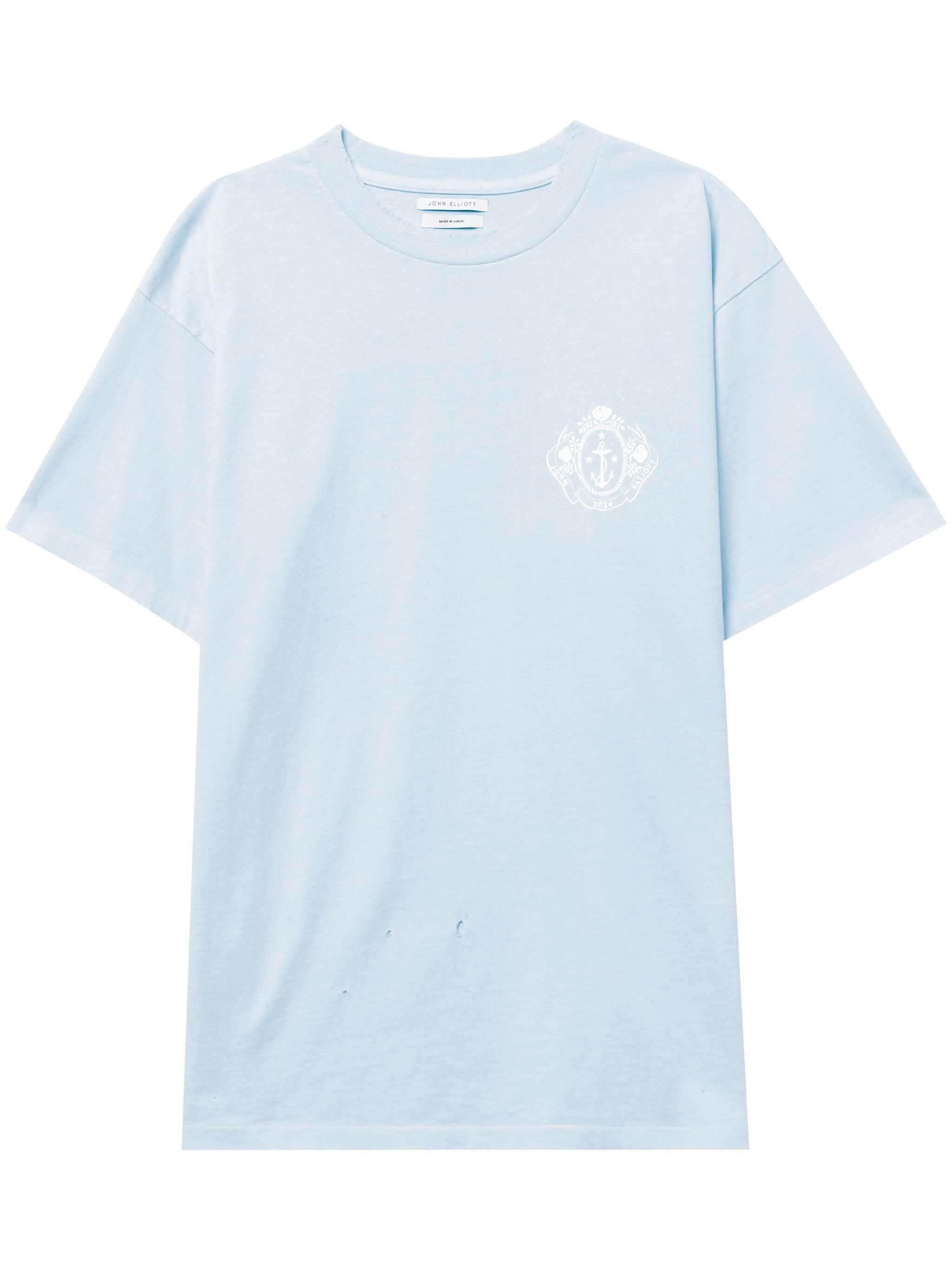 DINGHY EMBROIDERED MOTIF CREW NECK T-SHIRT