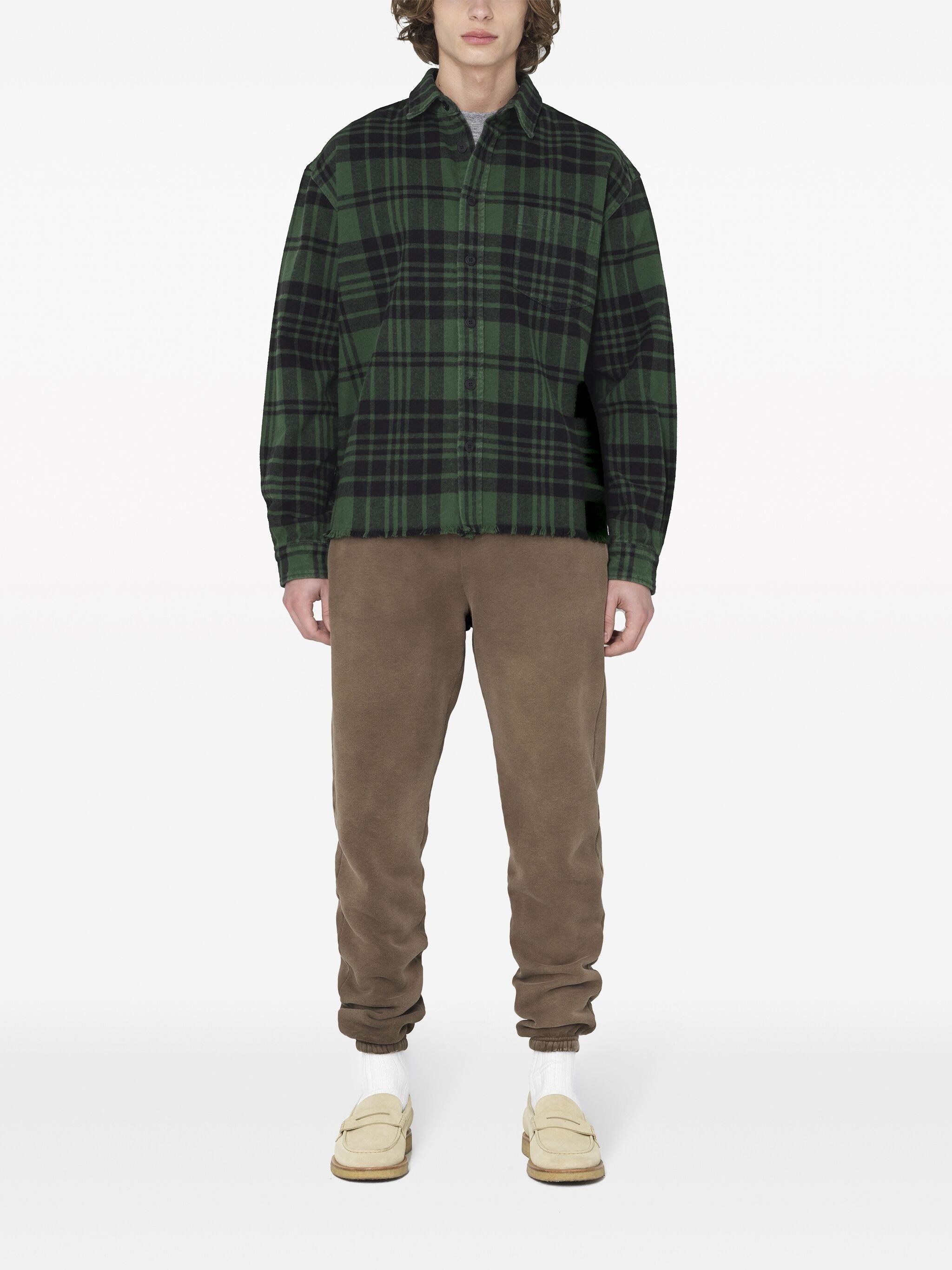 HEMI ALPINE-CHECK COTTON FLANNEL SHIRT