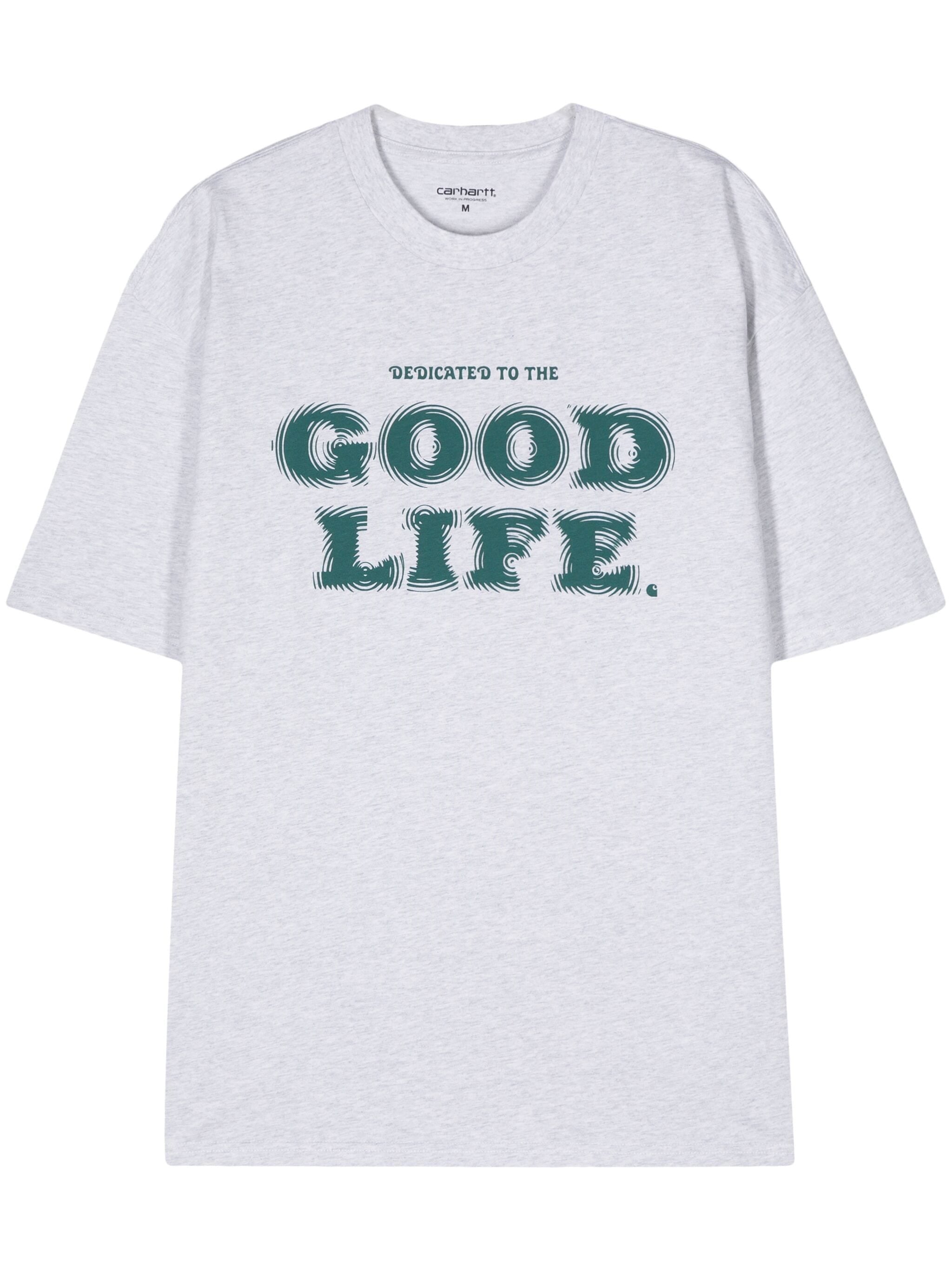 MIST SLOGAN PRINT COTTON S/S T-SHIRT