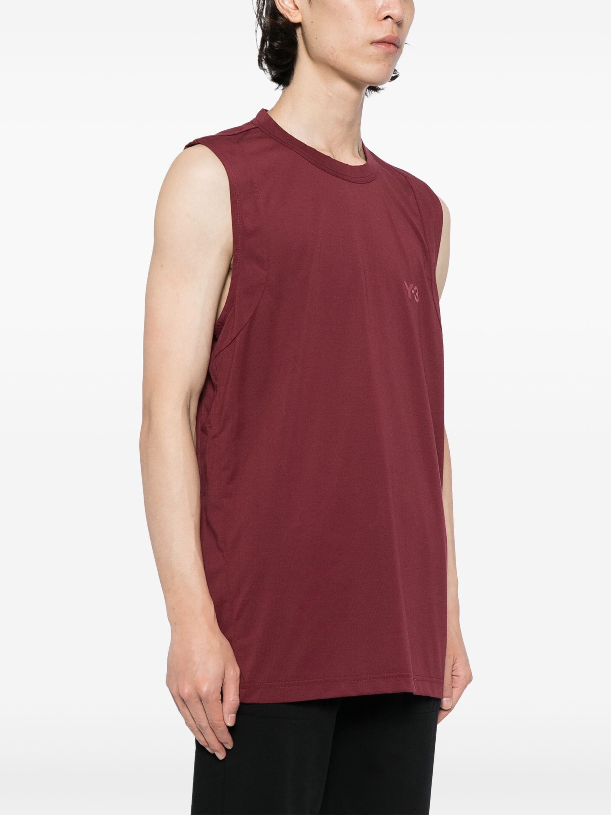 Y-3 LOGO-APPLIQUÉ TANK TOP