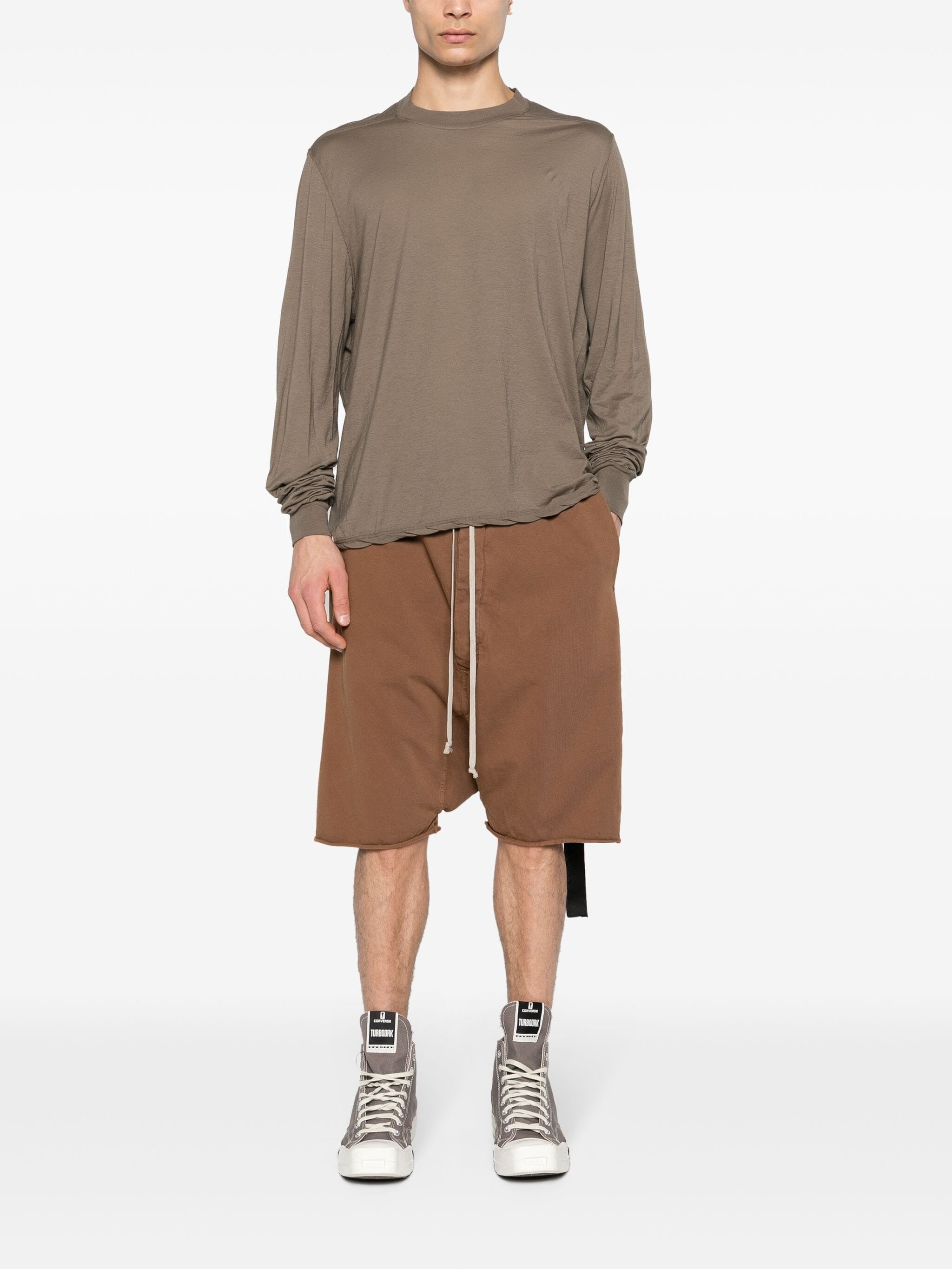 PODS DRAWSTRING DROP-CROTCH SHORTS