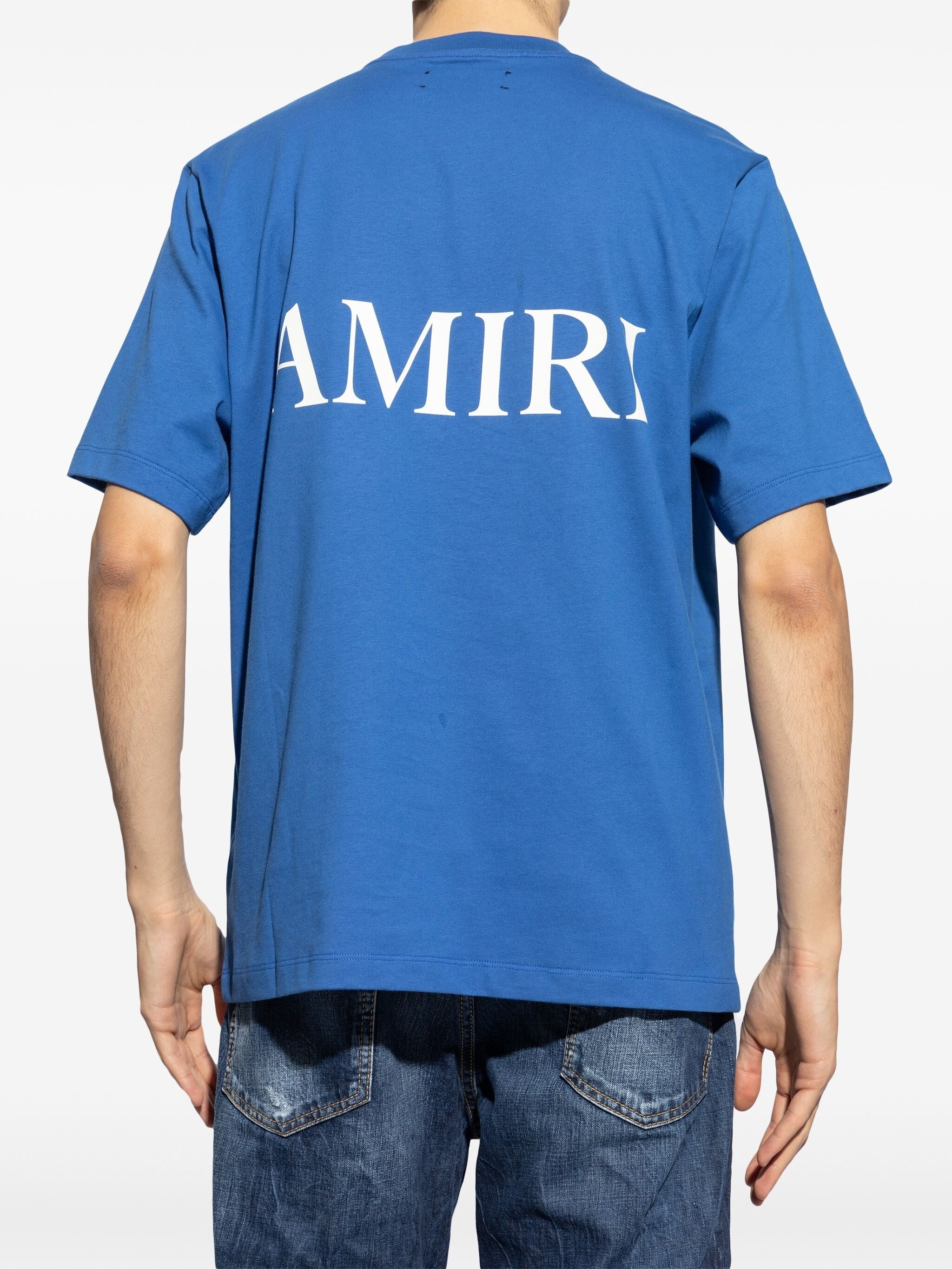 LOGO-PRINT ROUND NECK COTTON T-SHIRT