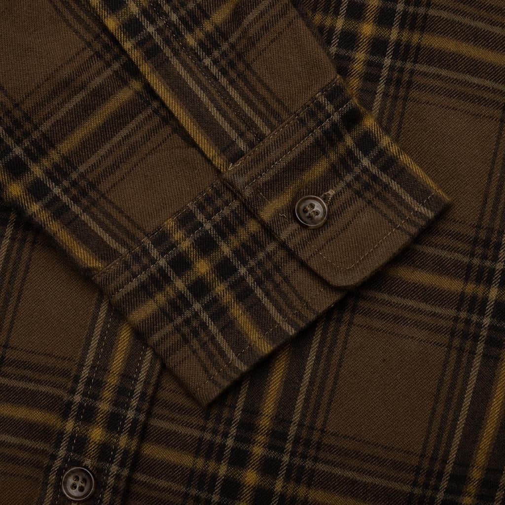 ALDER BUTTON UP CRAFTED IN SOFT "PICO CHECK" FLANNEL SHIRT