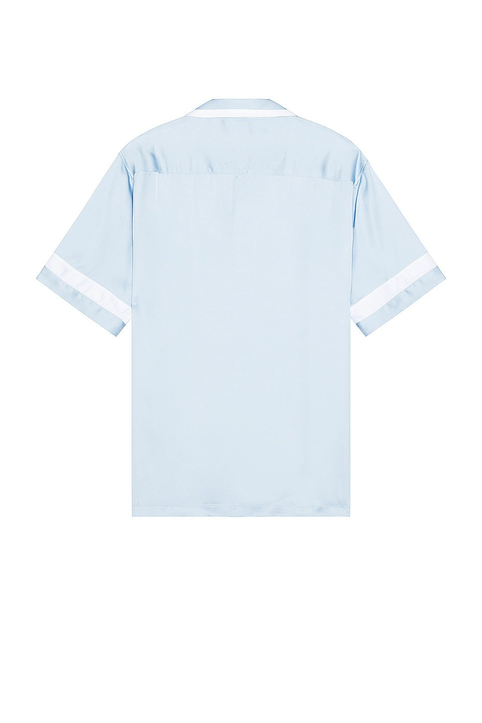 WAITER SATIN LOGO-EMBROIDERED S/S SHIRT