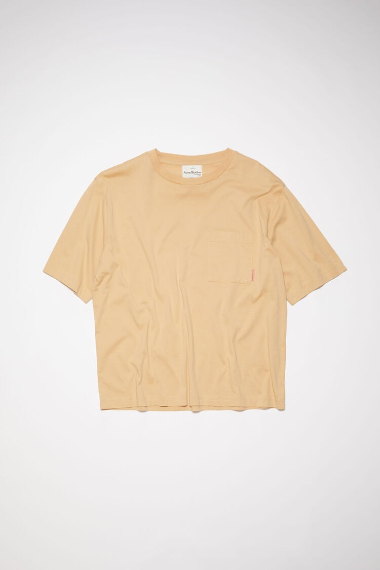 ACNE POCKET LOGO-PATCH CREWNECK T-SHIRT