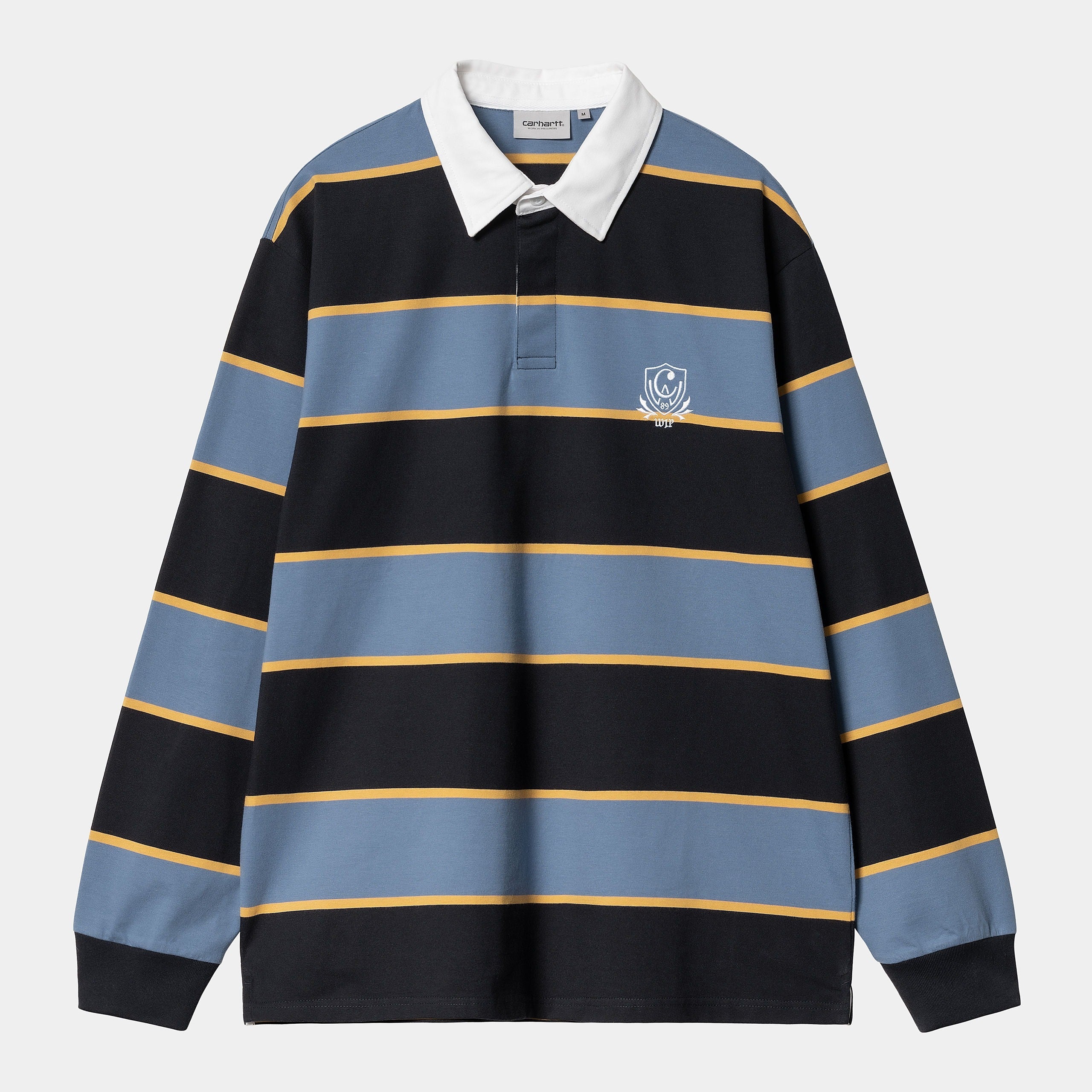 WILT RUGBY LOOSE FIT GRAPHIC EMBROIDERY L/S SHIRT