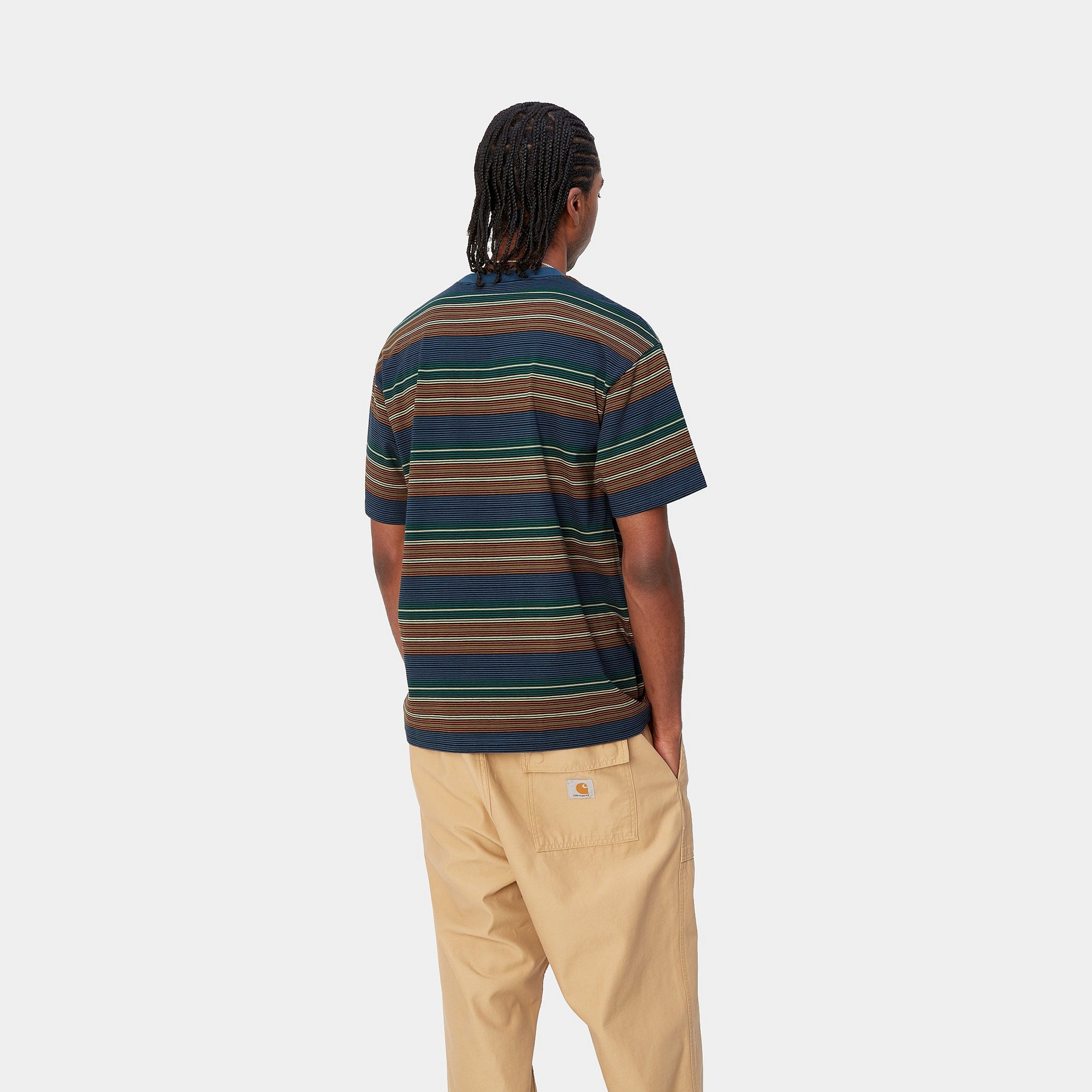 COBY STRIPED DESIGN RELAXED FIT S/S T-SHIRT