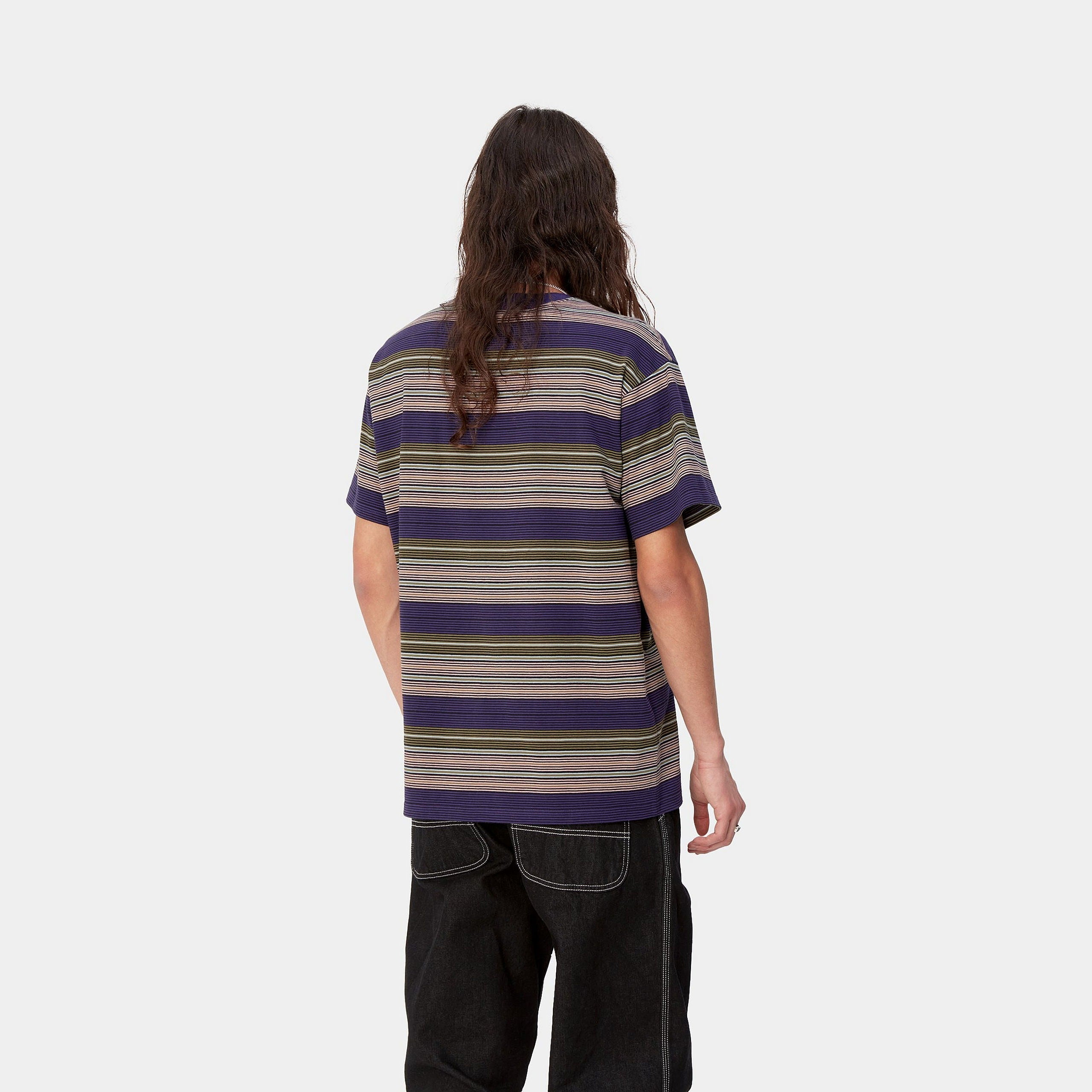 COBY STRIPED DESIGN S/S T-SHIRT